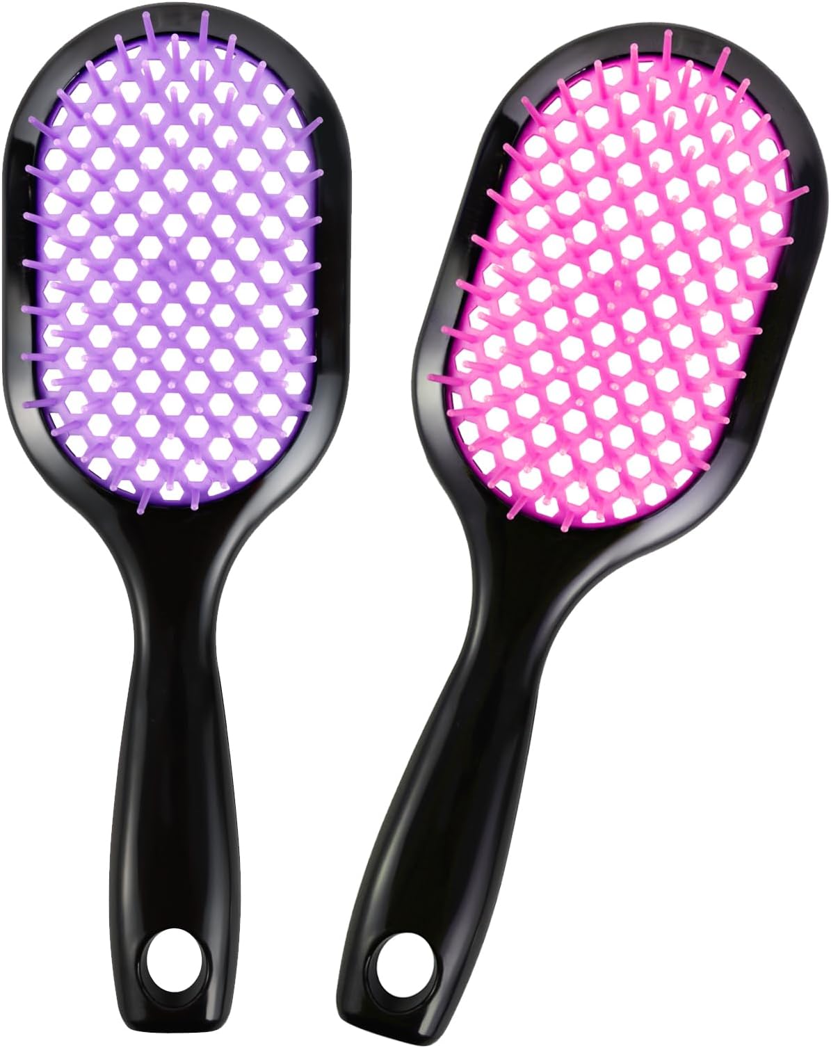 CONAIR Velvet Touch Detangling Brushes, 2 count