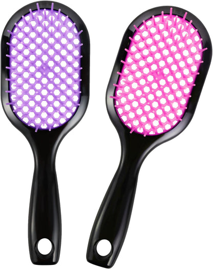 CONAIR Velvet Touch Detangling Brushes, 2 count