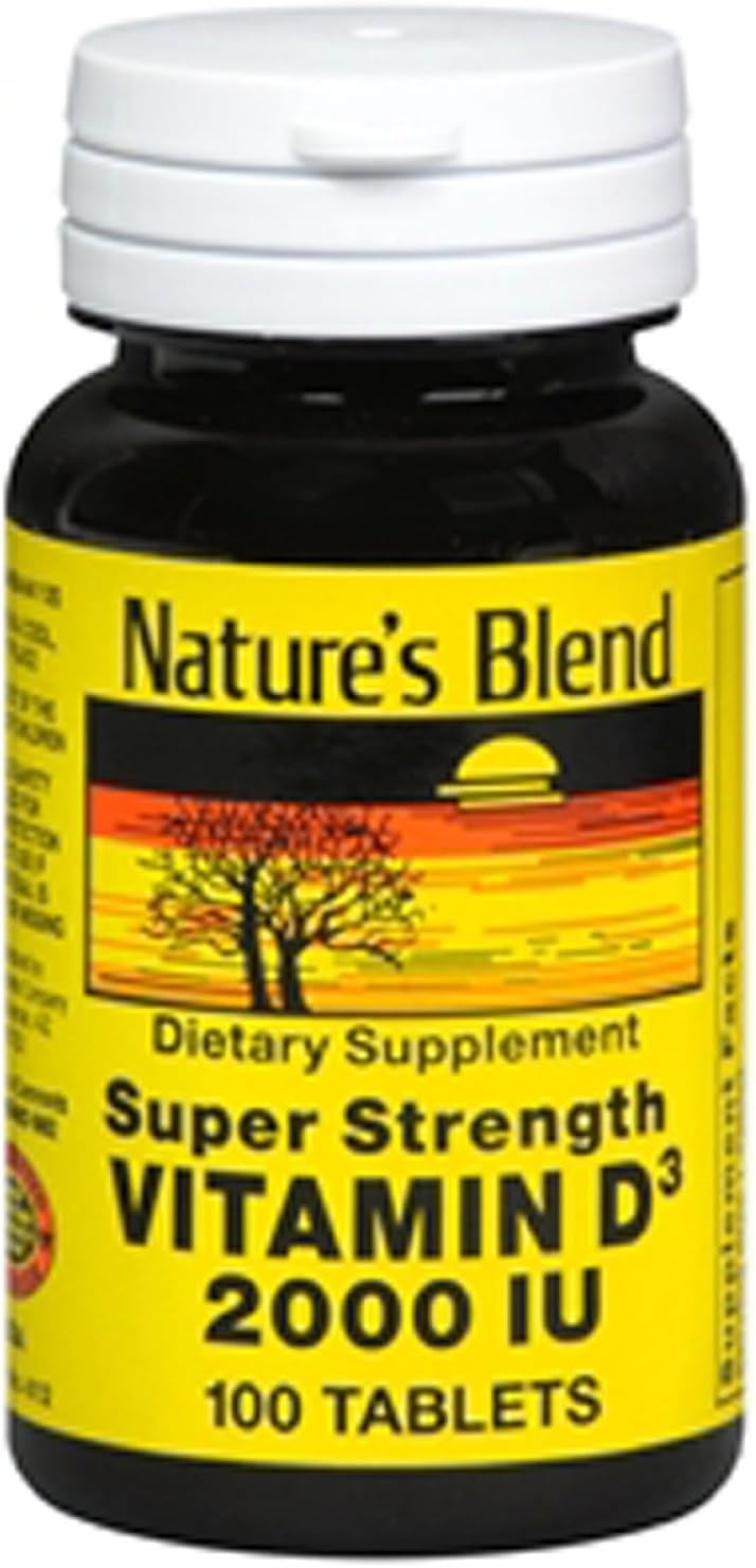 VIT D3 5000IU TABLET 100CT NAT BLEND