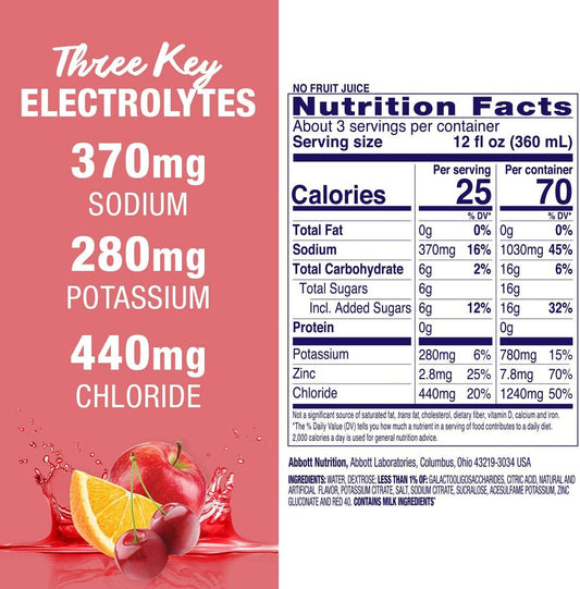PEDIALYTE ADV PLUS LIQ CHRRY POMGR 4X1LT