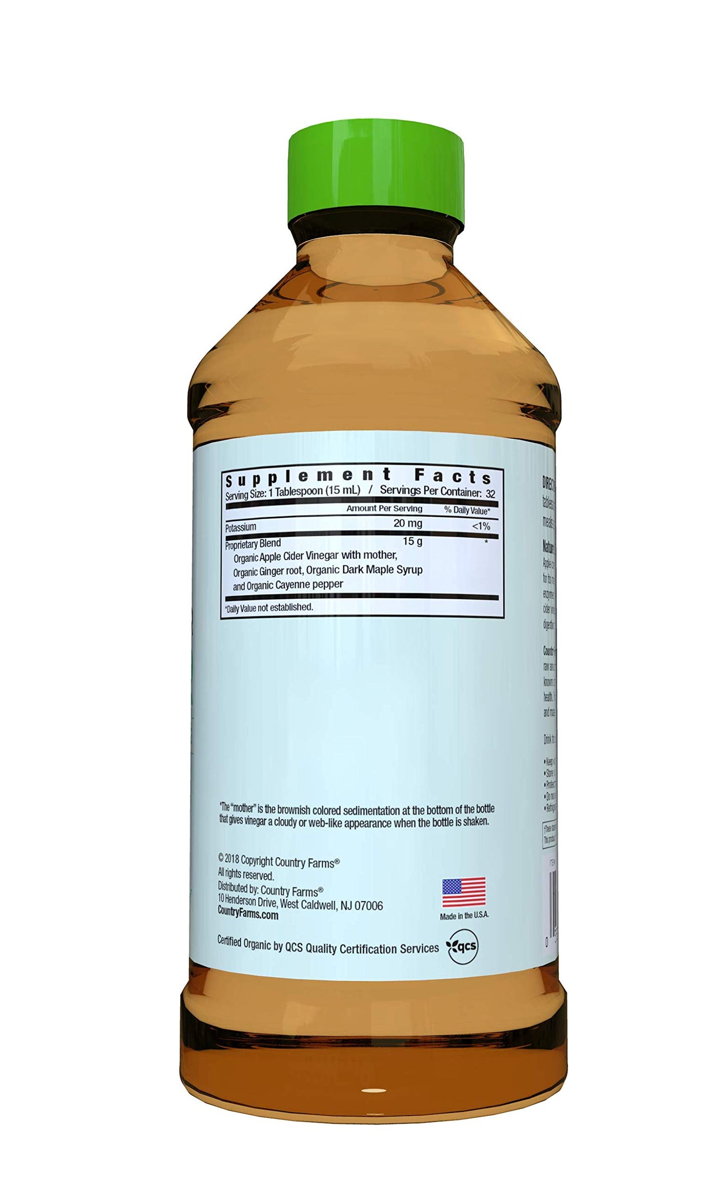 COUNTRY FARMS APPLE CDR VINEGAR,CAPSULE