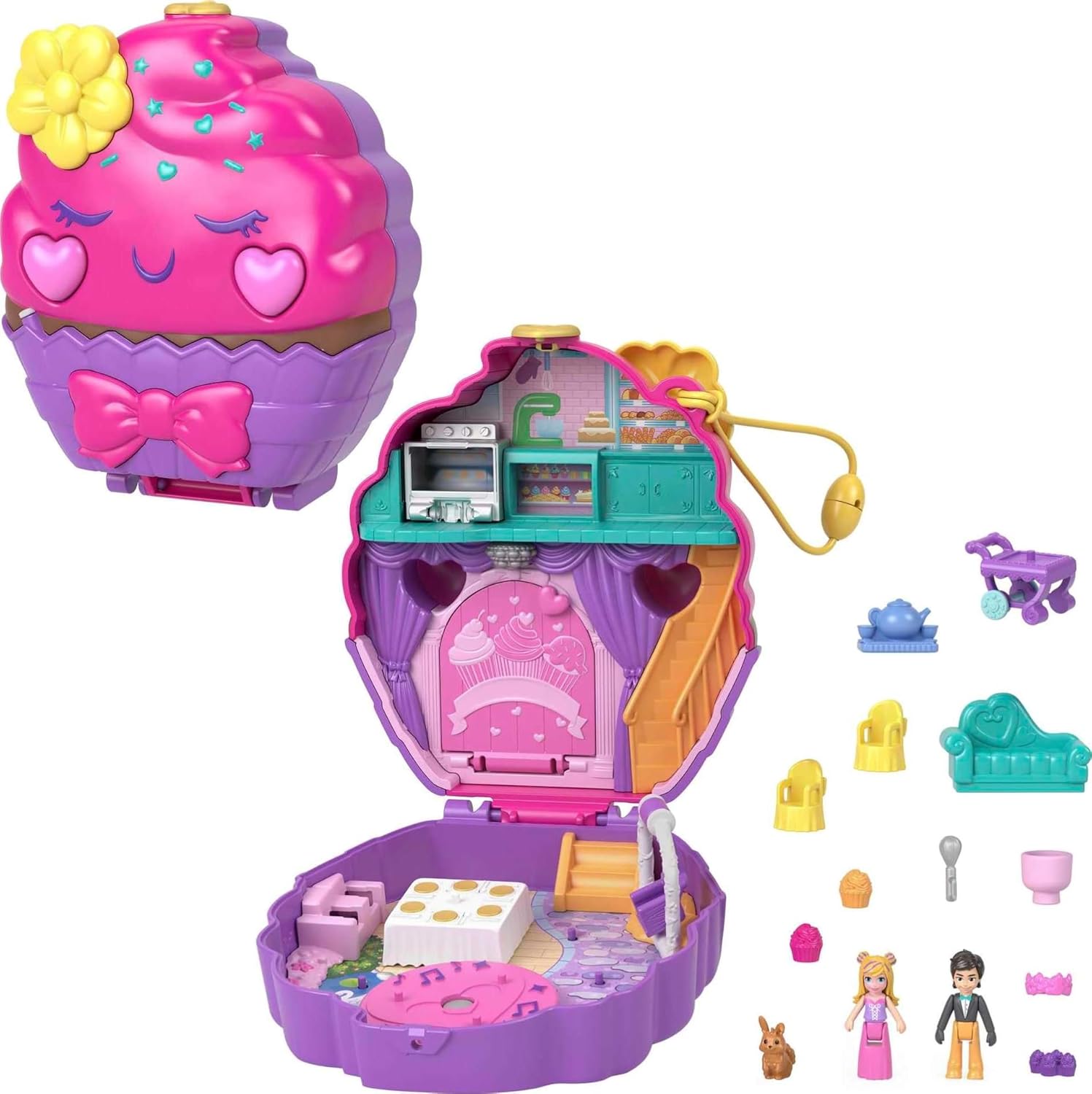 Polly Pocket Travel Fun Mini Playset, Assorted