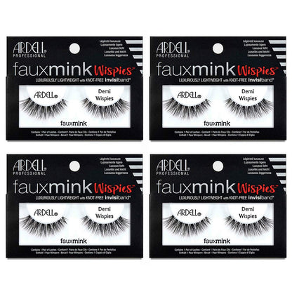 Ardell Faux Mink Lashes - Demi Wispies, 4 count