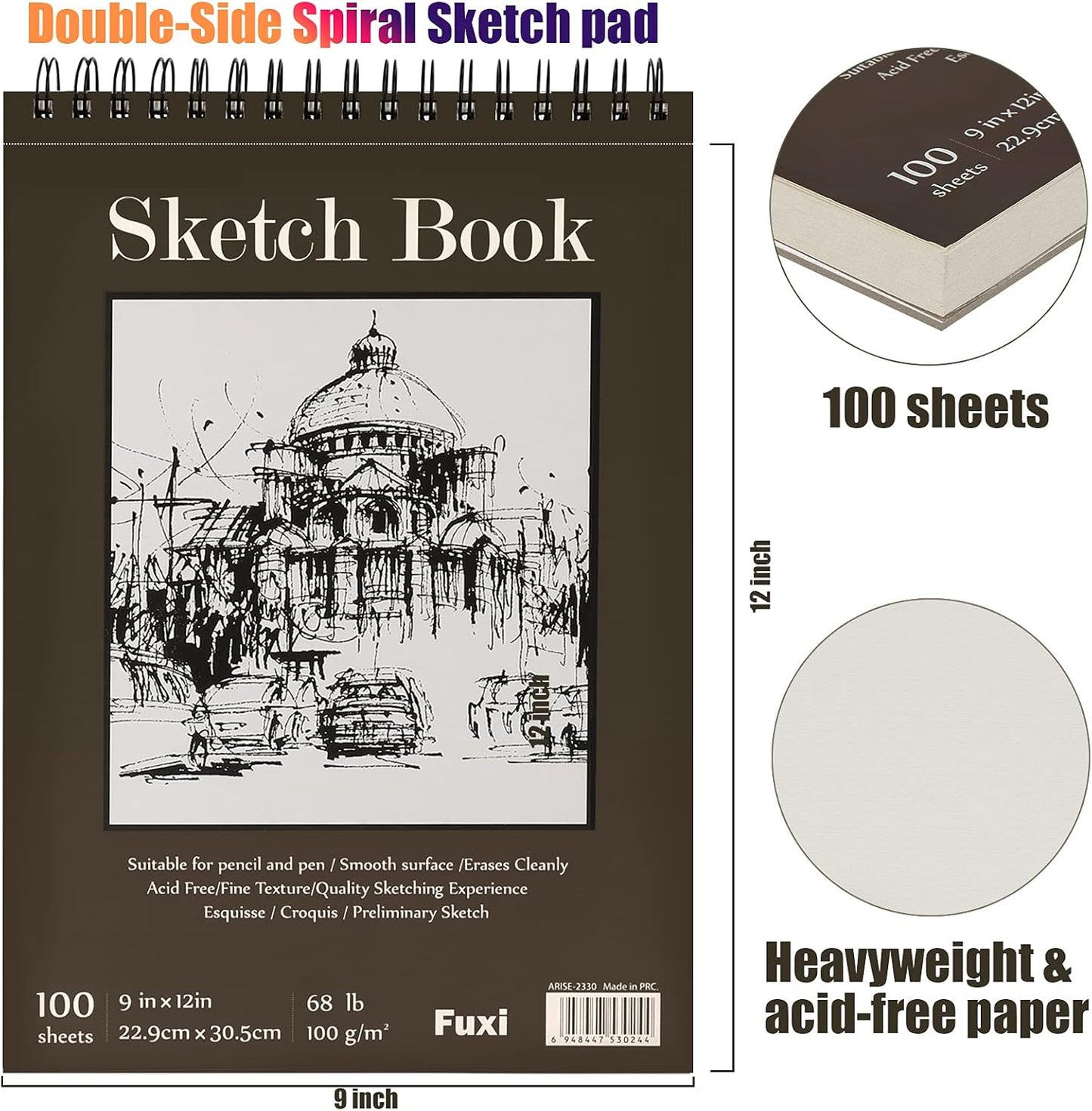 9X12 POLY SKETCH BOOK