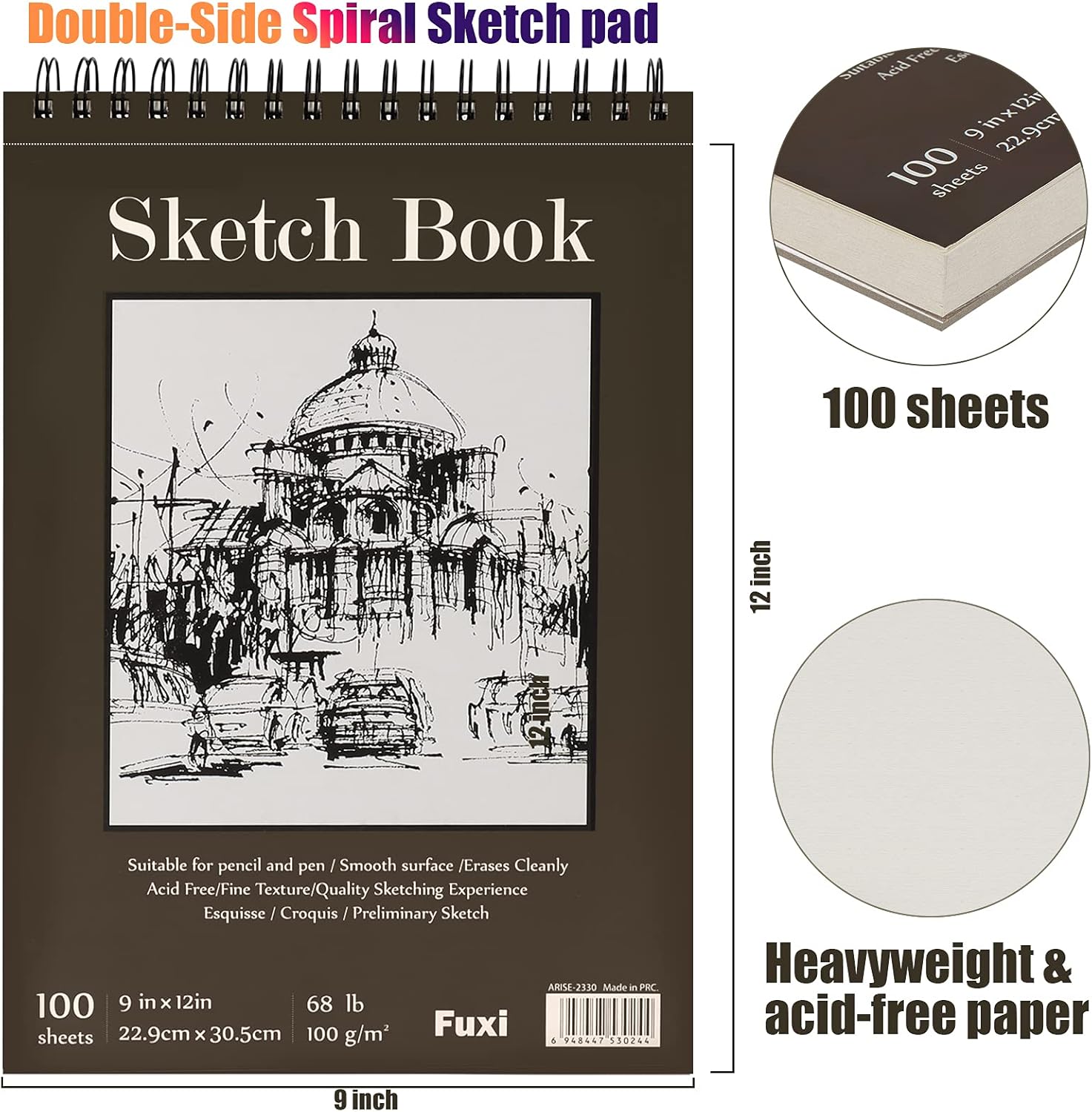 9X12 POLY SKETCH BOOK