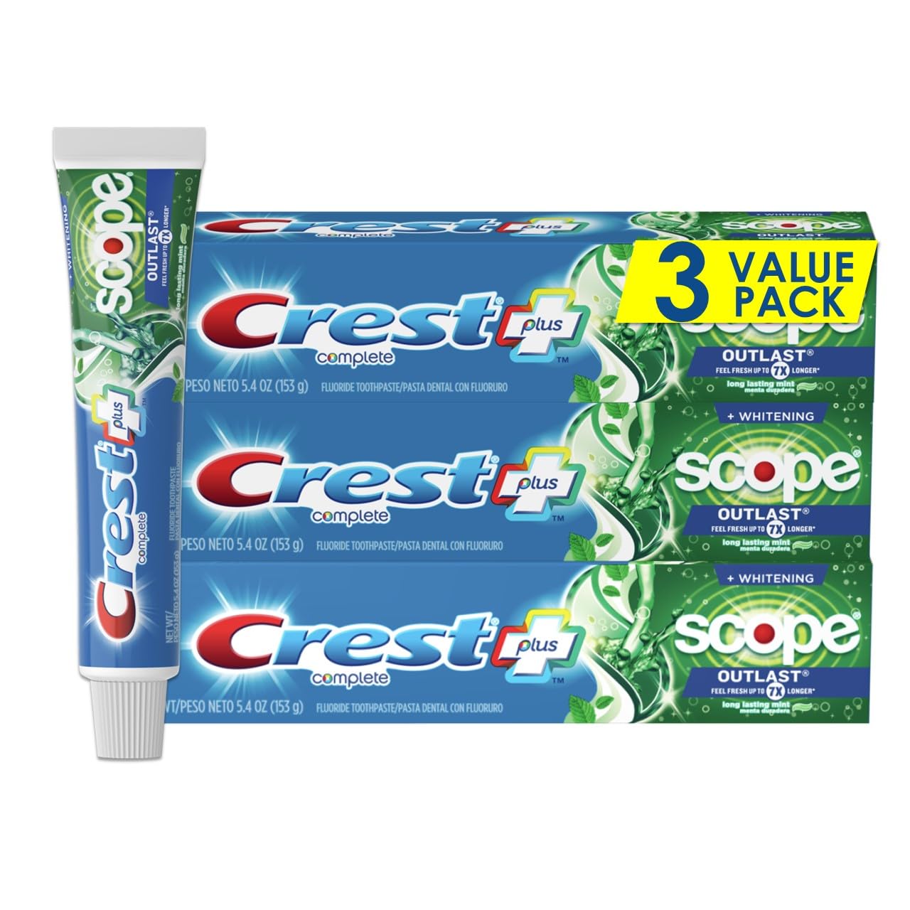 CREST COMPLETE +SCOPE T/P 4.6OZ