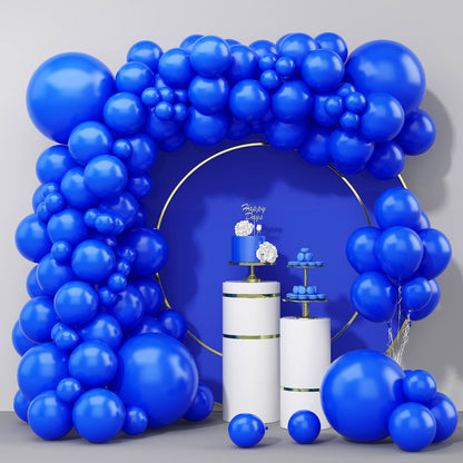 Unique 12" Latex Balloons, 10 count - Royal Blue
