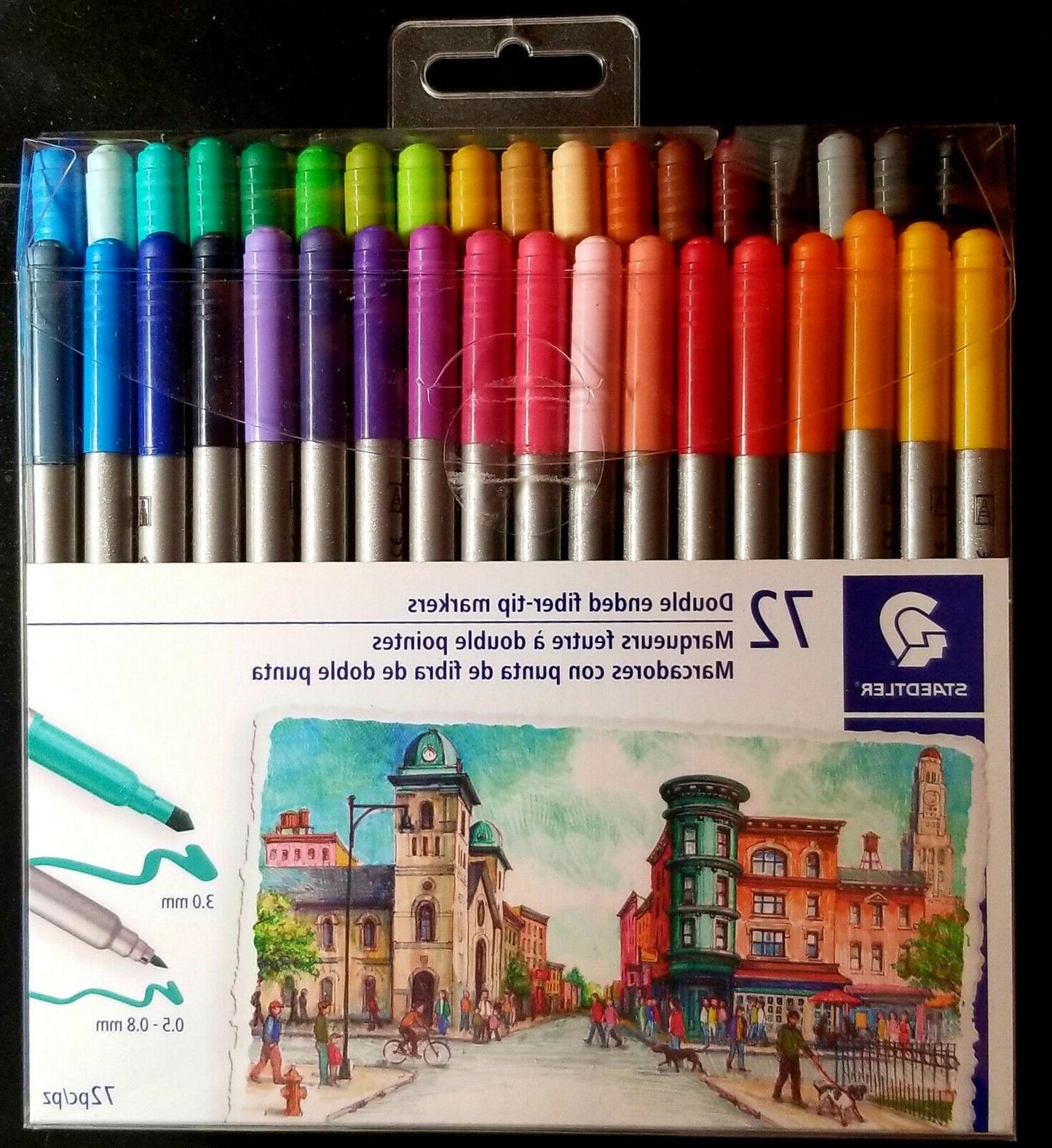 72ct Twin Tip Markers - Staedtler