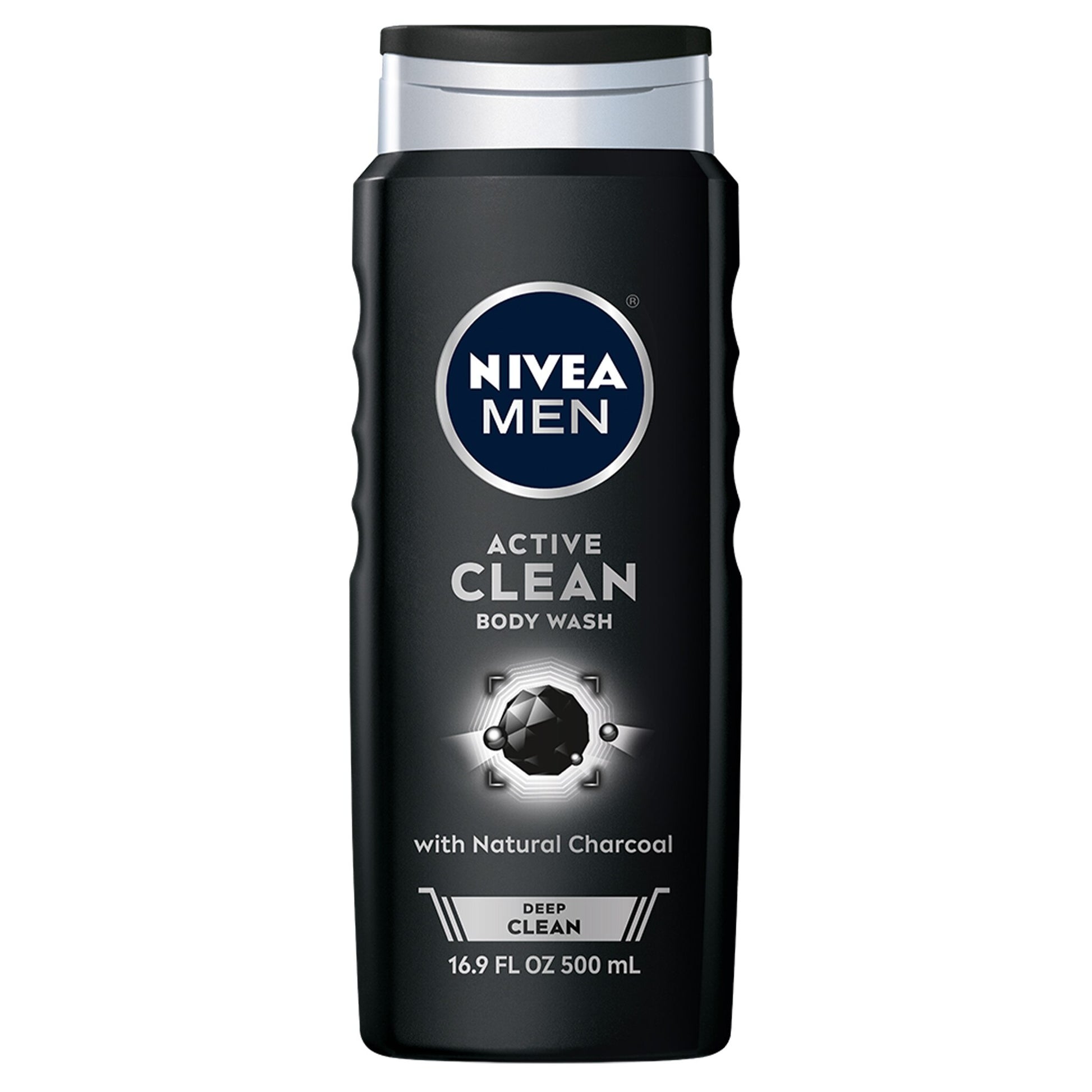 Nivea Men Body Wash 3-In-1 Natural Charcoal 16.9oz