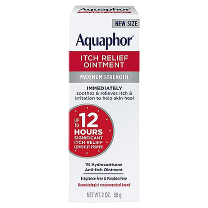 Aquaphor Itch Relief Ointment Maximum Strength 1oz