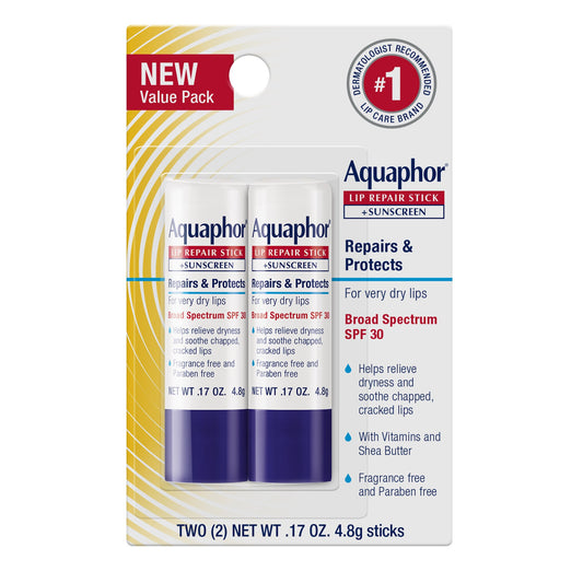 Aquaphor Lip Repair Sticks With Travel Holder