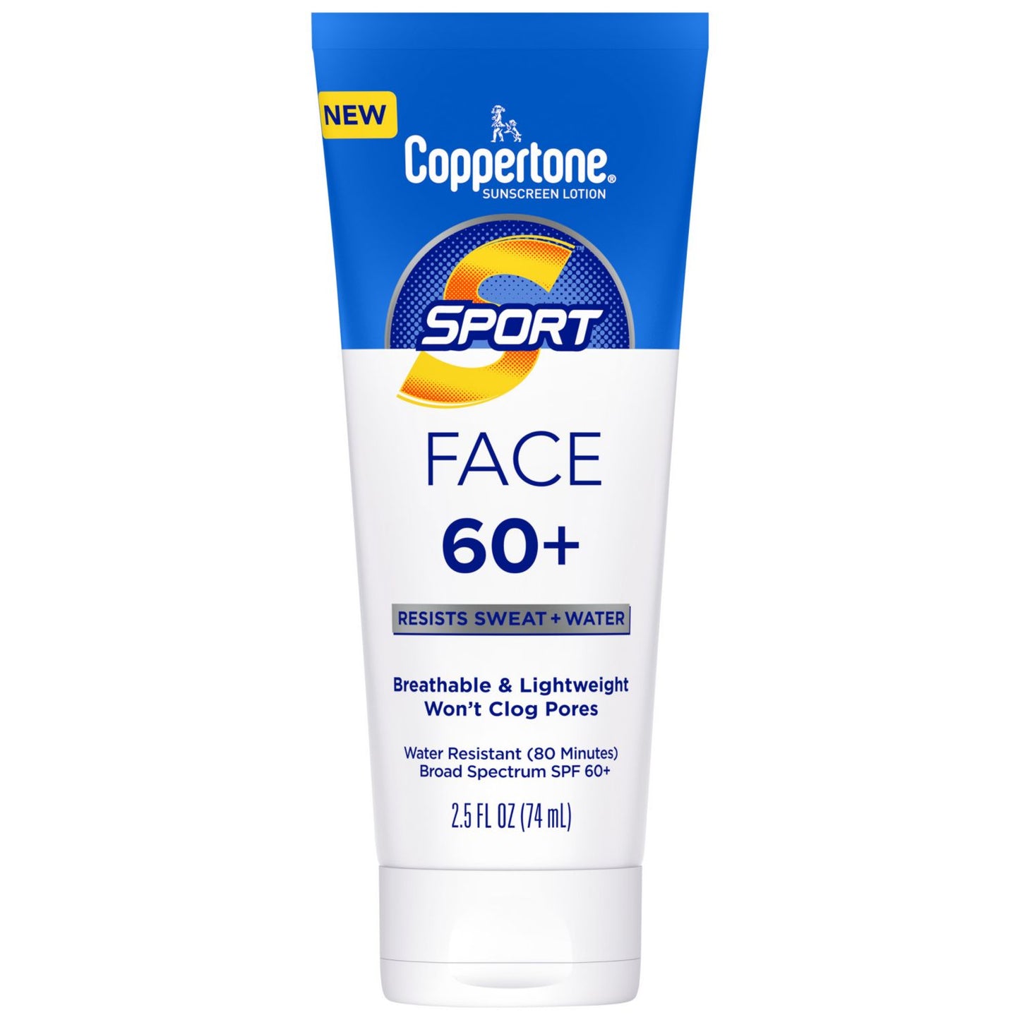 Coppertone Spf#60+ Sport Face Lotion 2.5oz