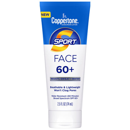 Coppertone Spf#60+ Sport Face Lotion 2.5oz