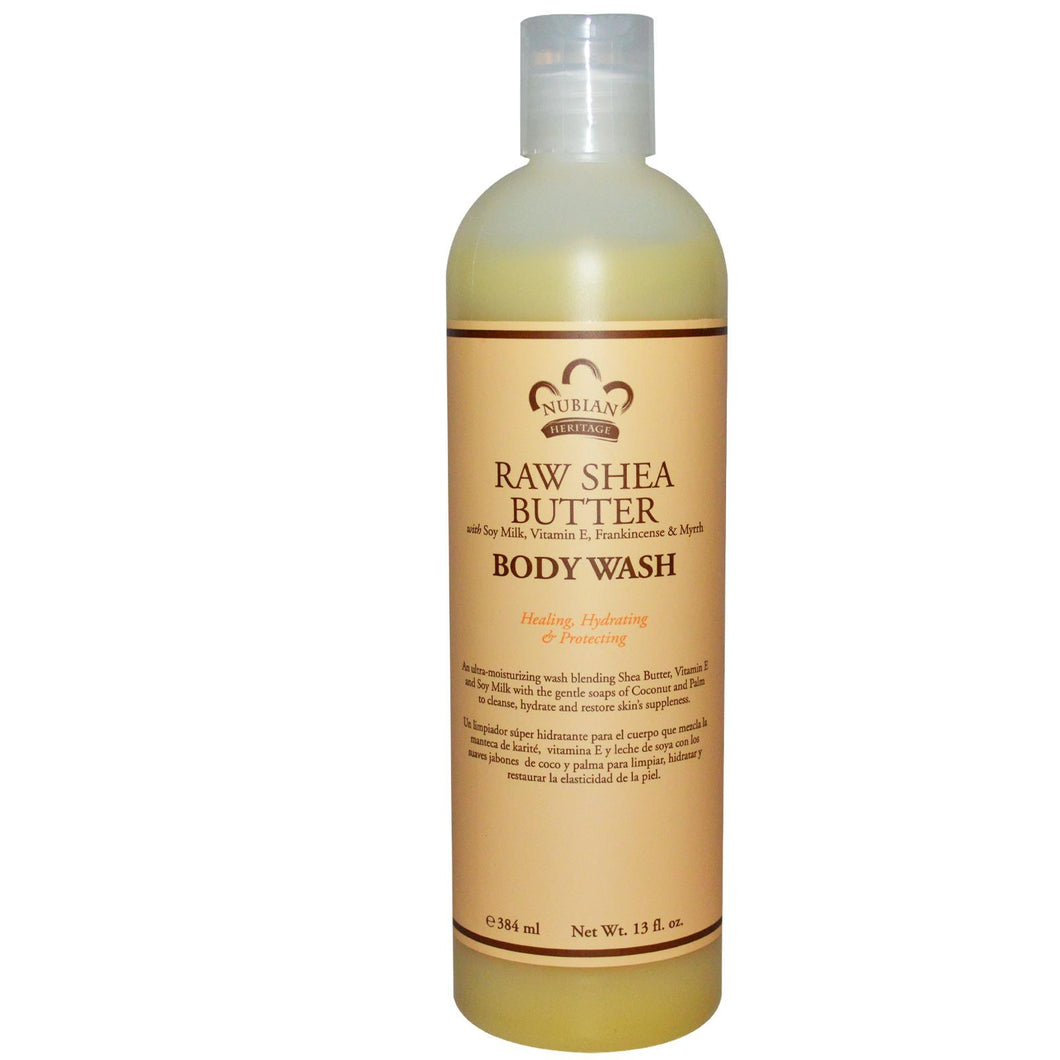 NUBIAN HERITAGE BDY WASH,RAW SHEA & MYRRH