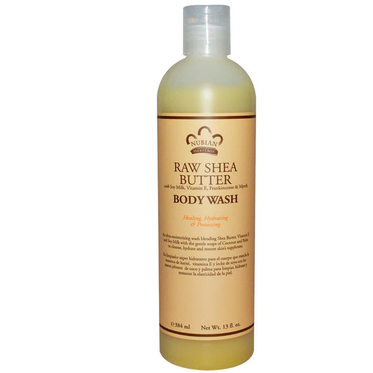 NUBIAN HERITAGE BDY WASH,RAW SHEA & MYRRH