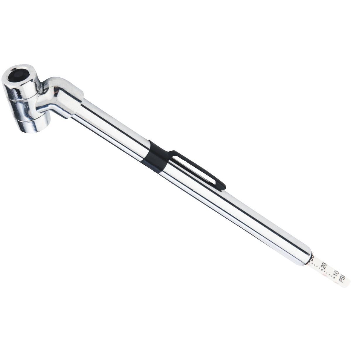 Custom Accessories 5-50 psi Chrome-Plated Tire Gauge