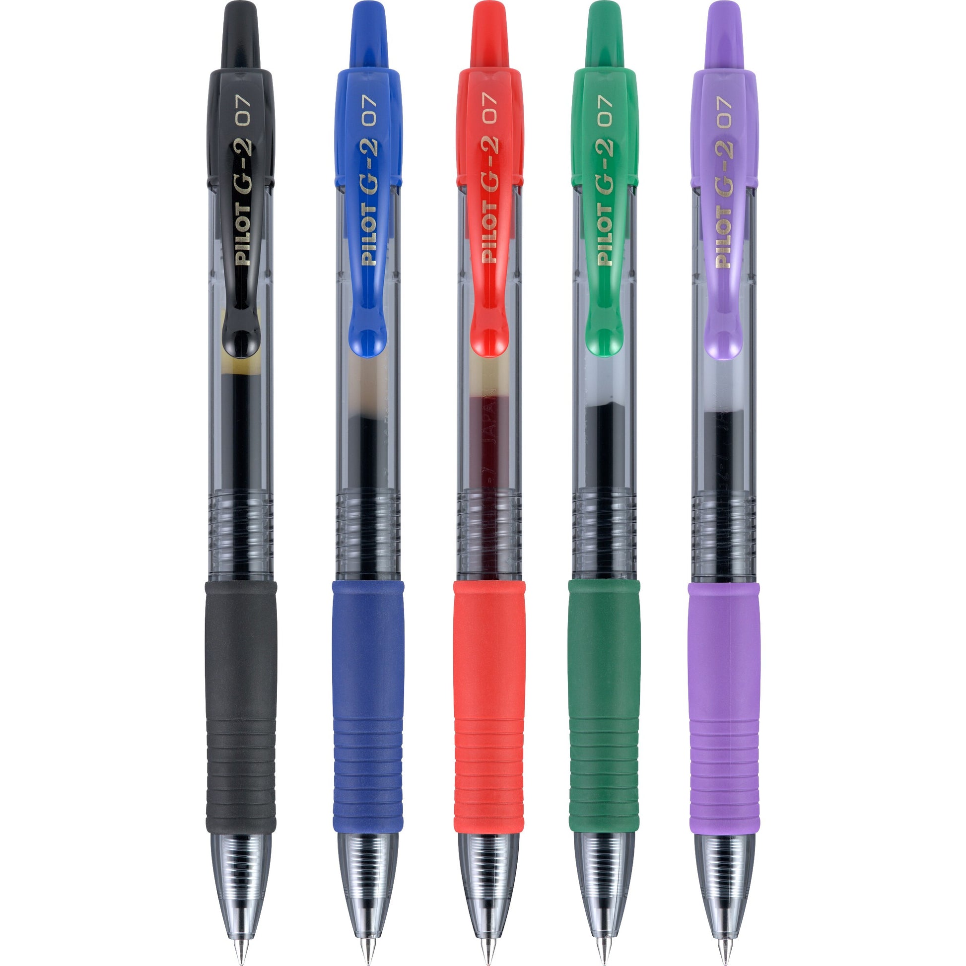 Pilot G2 Metallics Premium Refillable & Retractable Gel Pens, Fine Point (0.7mm), Assorted, 2 Count