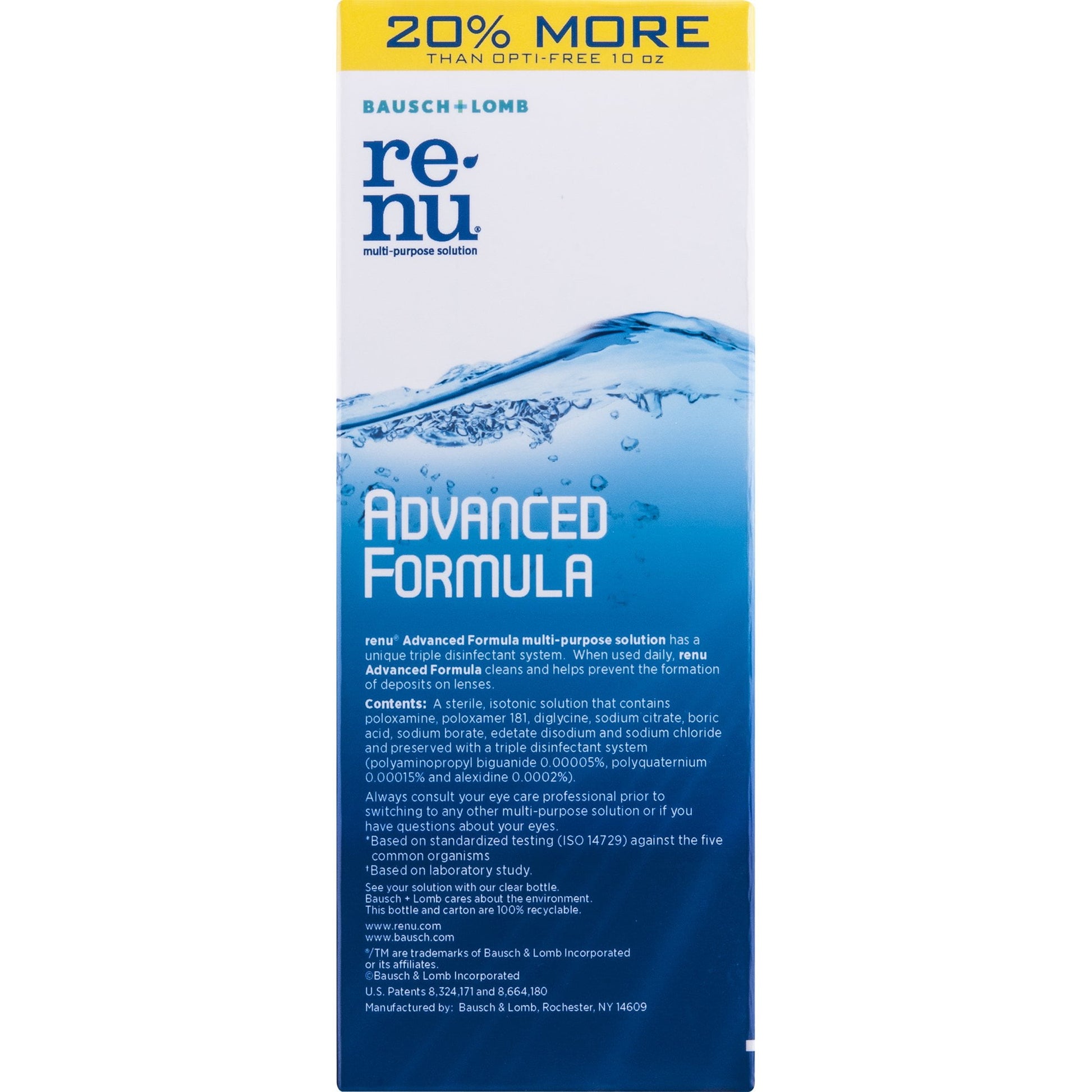 RENU ADVANCED FORMULA MPS SOLUTION 12OZ