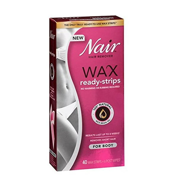 NAIR WAX READY-STRIPS KT BODY LRG