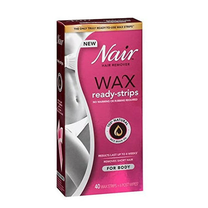 NAIR WAX READY-STRIPS KT BODY LRG
