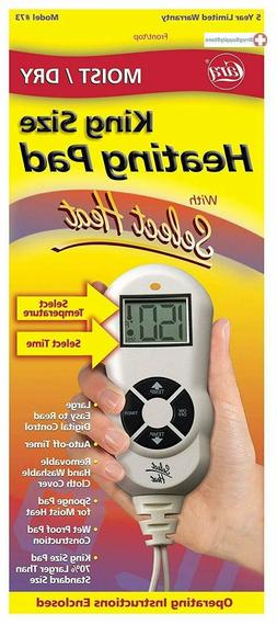 HEAT PAD MOIST/DRY LCD SWTCH#73 KNG CARA