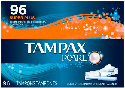 TAMPAX SUPER+ UNSCENTED TAMPON 40CT