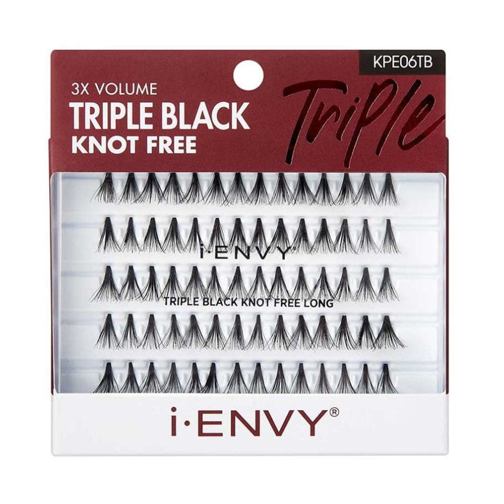 Kiss I Envy Knot Free Long 70 Lashes Triple Black