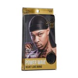 KISS Colors & Care Power Wave Luxe Durag, One size - Black Velvet