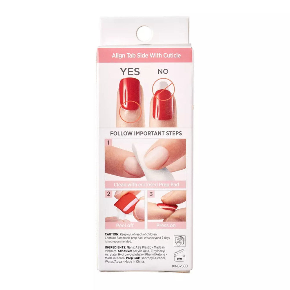 Kiss Impress Press-On-Manicure Kit 30 Count Knock Out Short