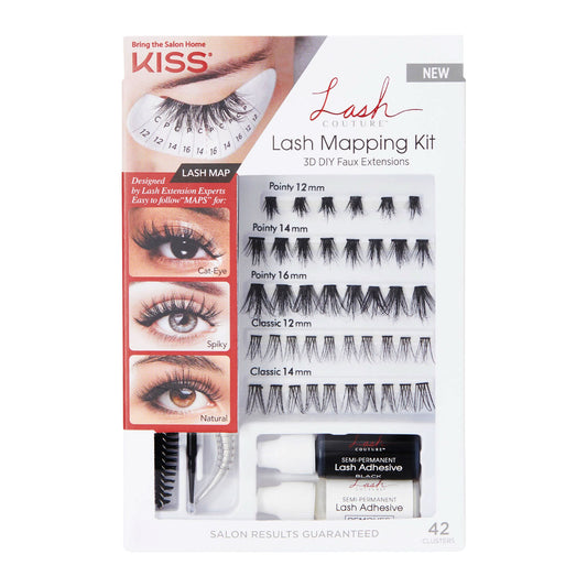 KISS Lash Couture 3D Lash Mapping Kit, 42 Clusters