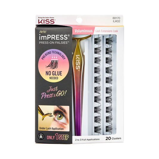 KISS imPRESS The No Glue Falsies - Classic Volume, 2 pairs