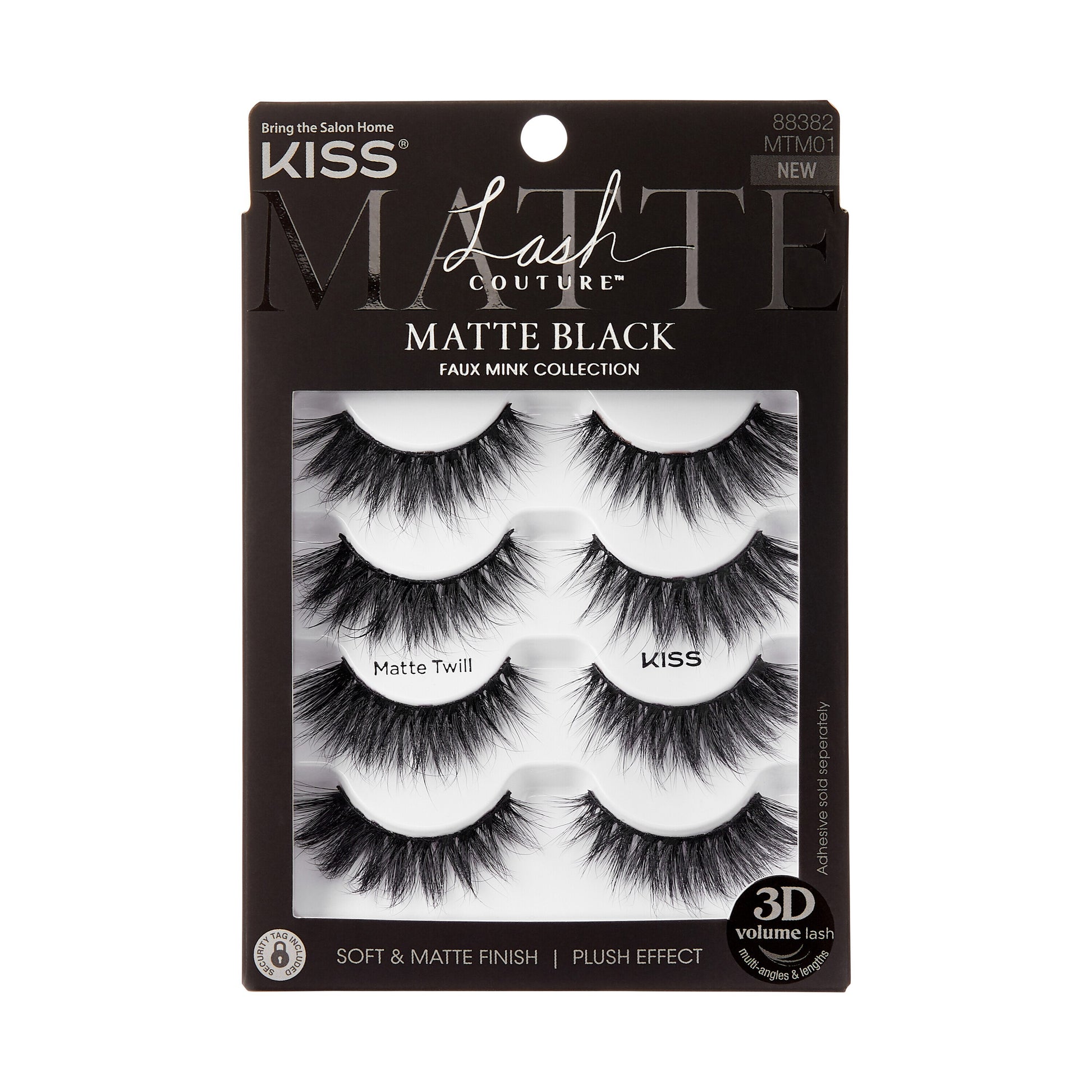 KISS Lash Couture Double Pack Faux Mink, Nuse