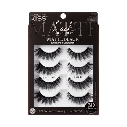 KISS Lash Couture Double Pack Faux Mink, Nuse