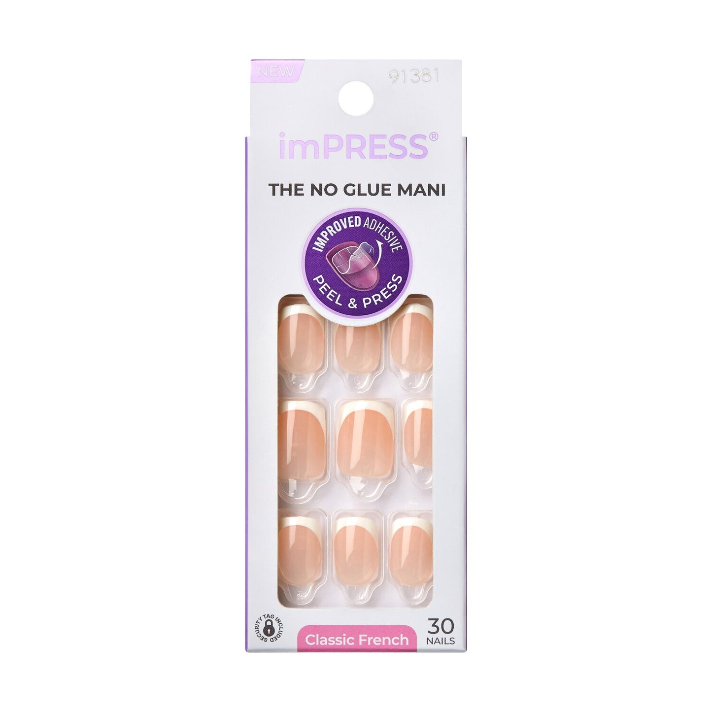 KISS ImPRESS Modern French Press on Nails - Glimpse