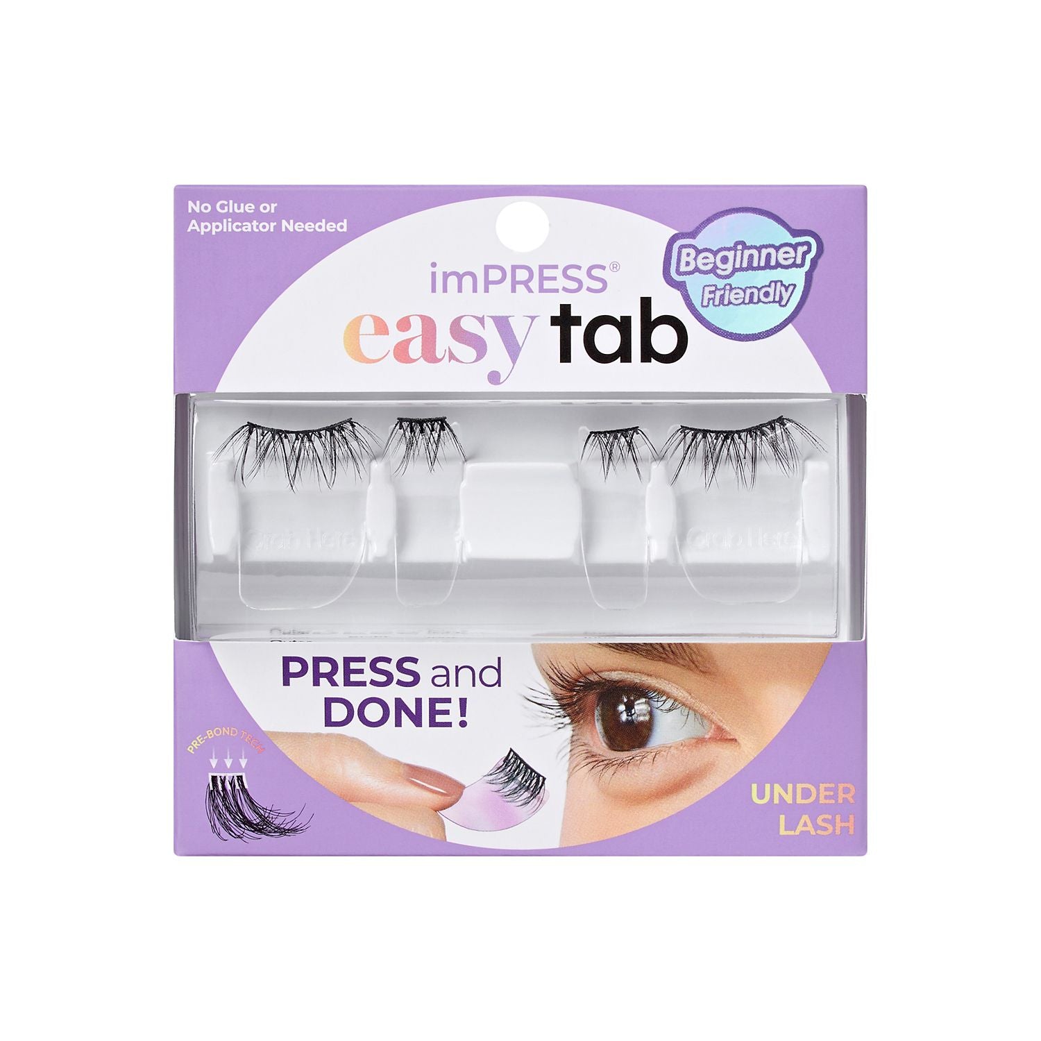 KISS Press On Falsies Easy Tab Lashes - Authentic Natural