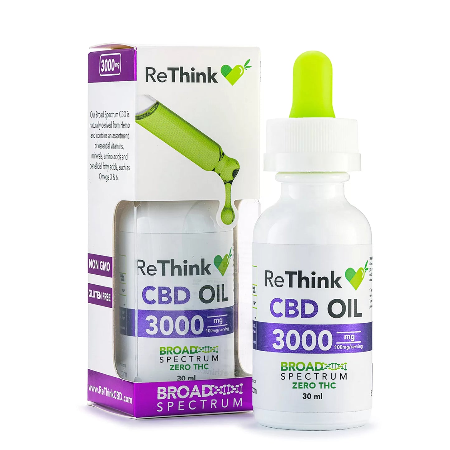 RETHINK CBD TINCTURE OIL  250MG