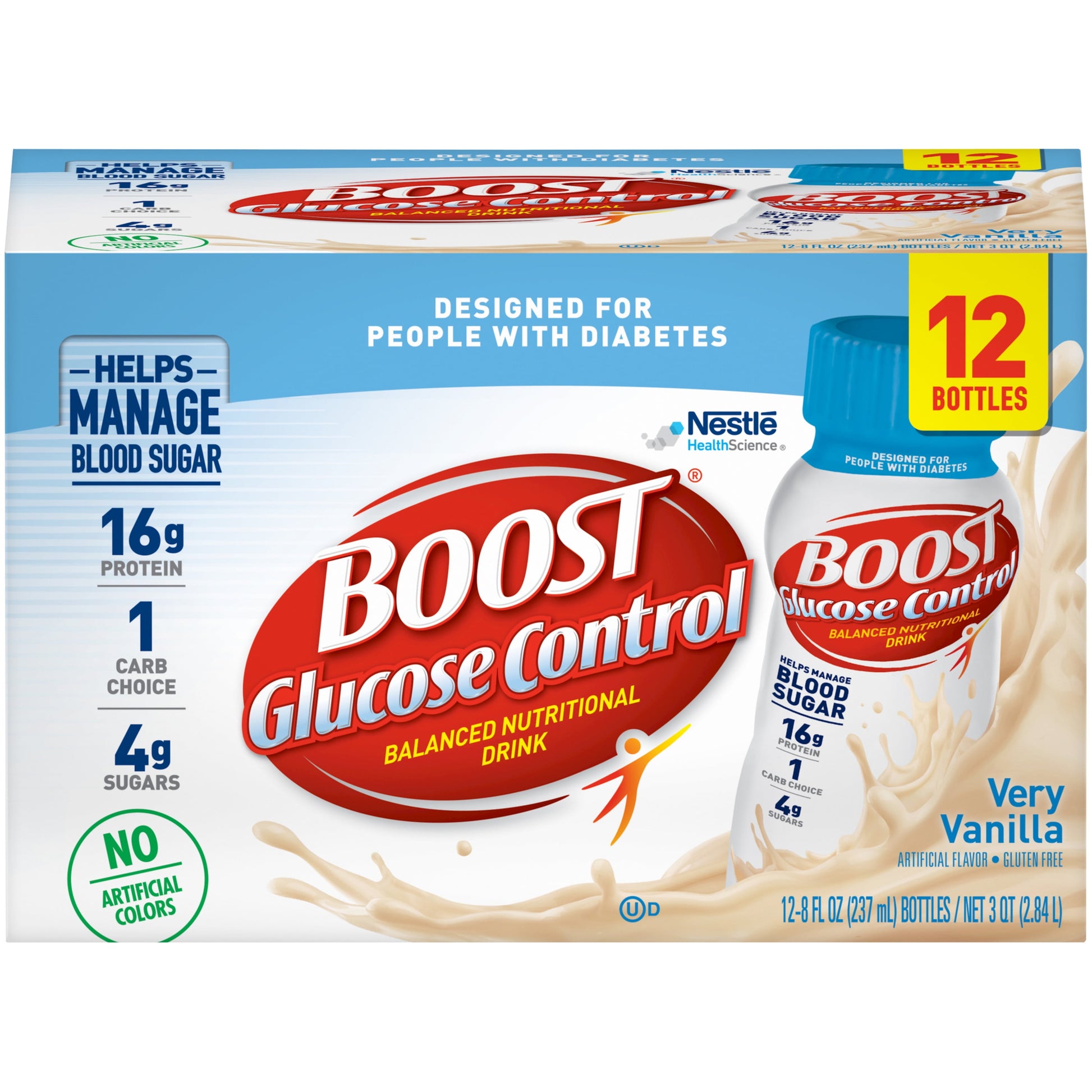 BOOST GLUC CTL LQ 6X237ML VAN