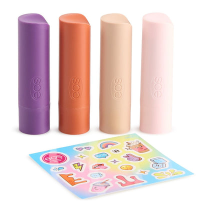 eos Limited Edition Lip Balm Variety Pack - Nilla' Milkshake, 4 count