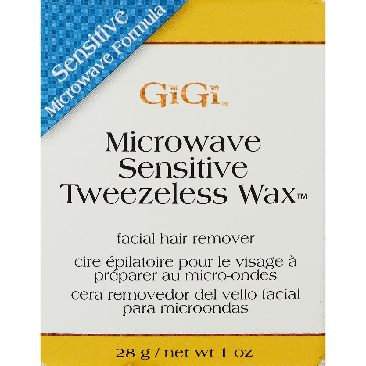 Gigi Microwave Creme Wax For Sensitive Skin 8oz