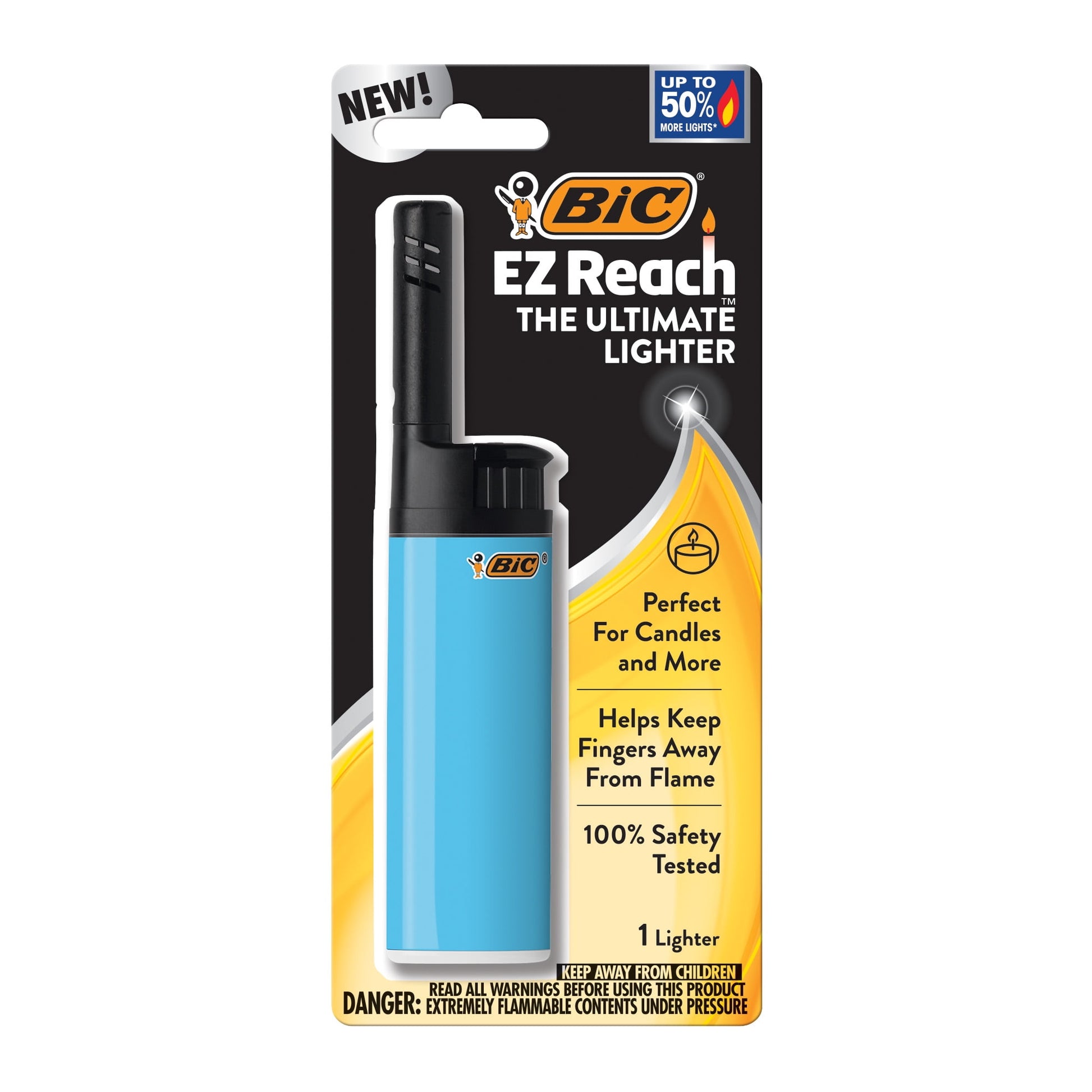 BiC EZ Reach Candle Lighter Shelf Tray, 12 count