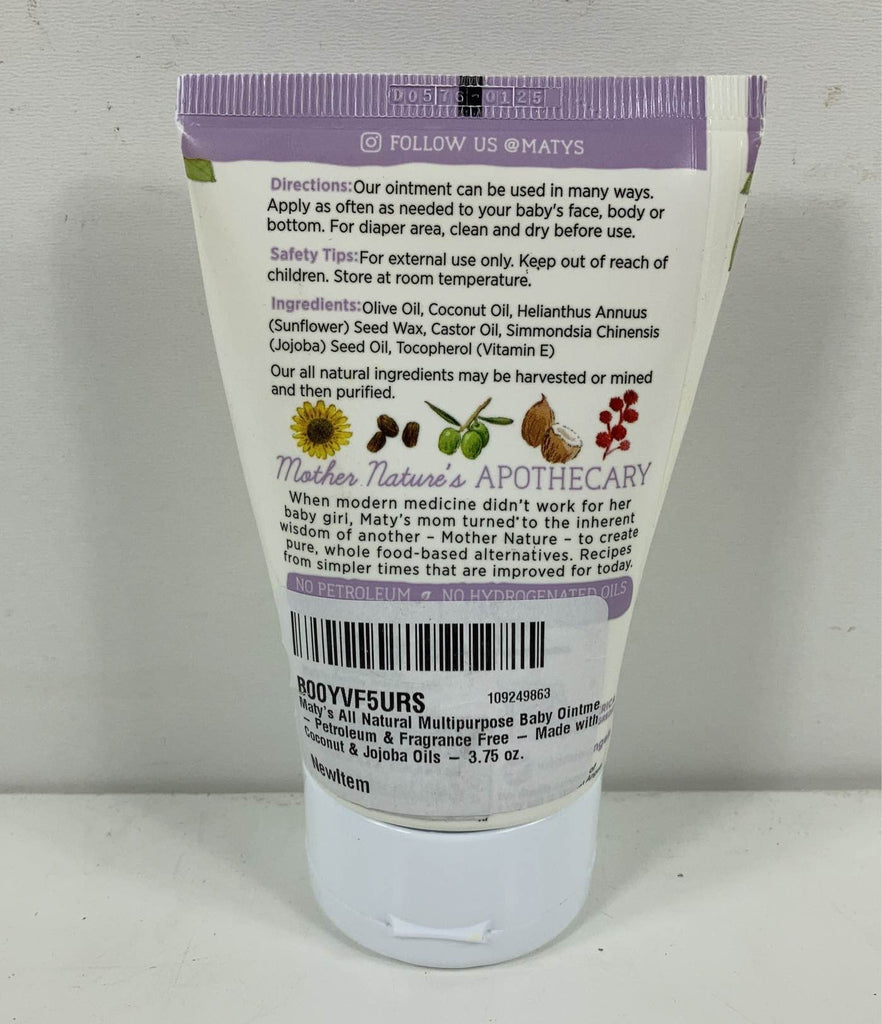 MATY'S ALL NATURAL BABY OINTMENT 10OZ