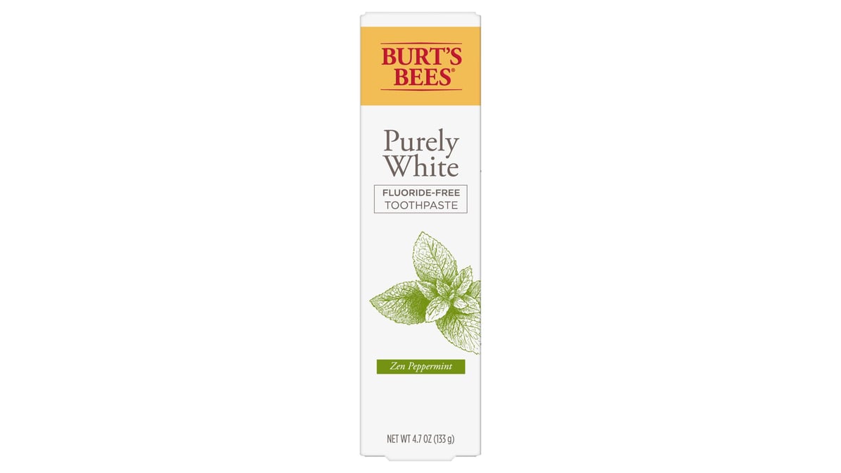 Burts Bees Toothpaste Purely White 4.7oz Zen Peppermint