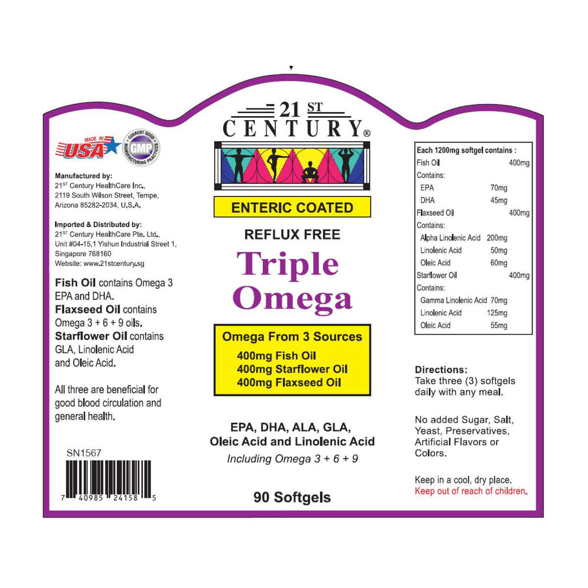 TRIPLE OMEGA COMPLEX 3-6-9 GC 90