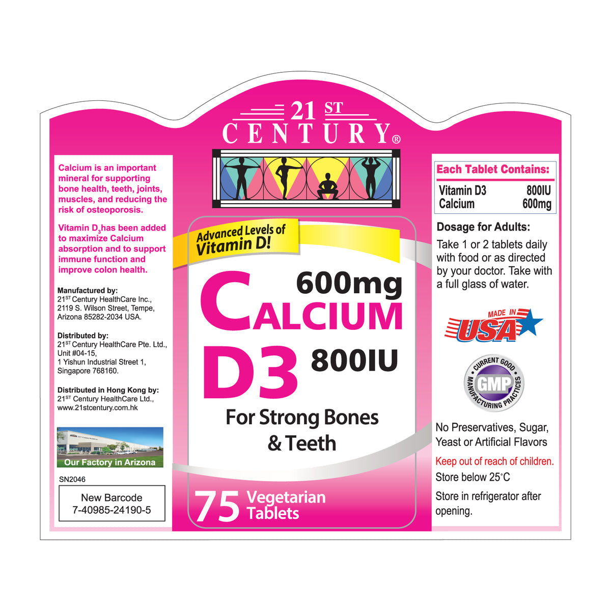 CALCIUM 600+D3 TAB 50 (5X10) UD