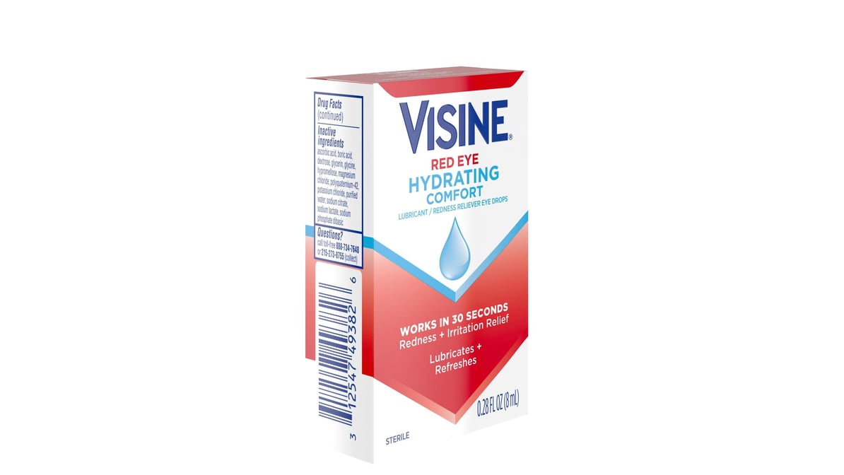 VISINE REDEYE HYDRO COMFRT DROPS 0.28OZ