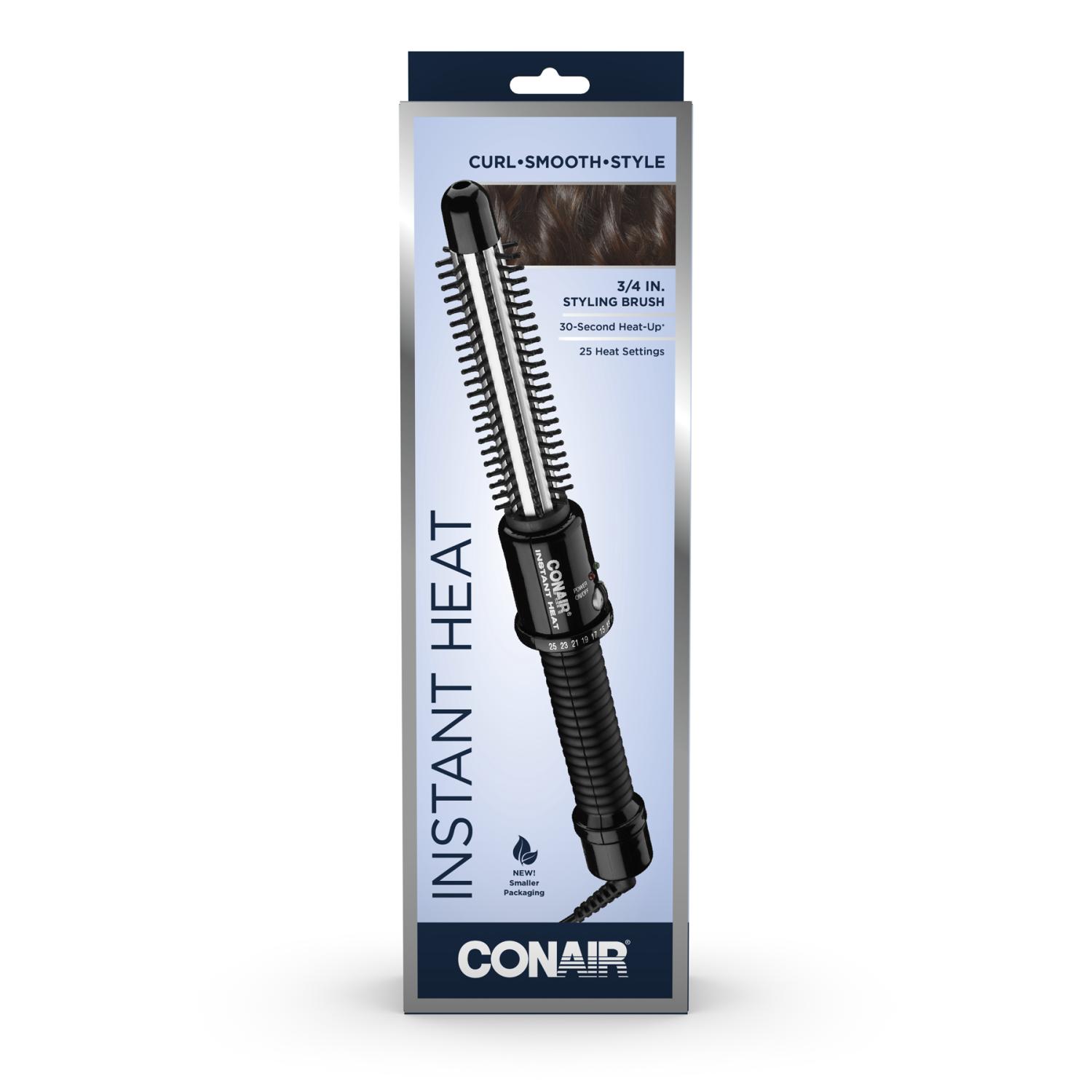 CONAIR Instant Heat Hot Styling Brush, 1.25"