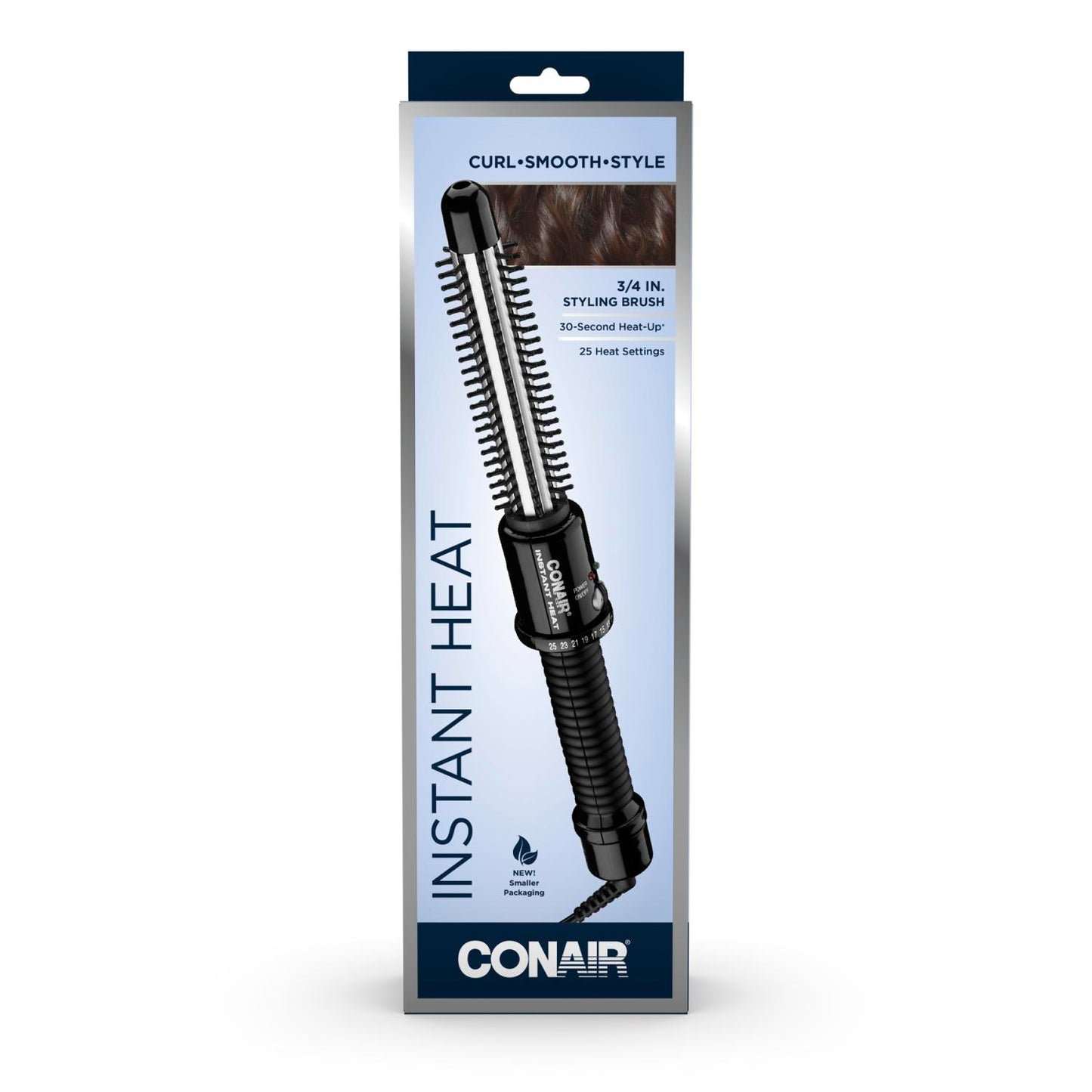CONAIR Instant Heat Hot Styling Brush, 3/4"