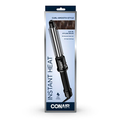 CONAIR Instant Heat Hot Styling Brush, 3/4"