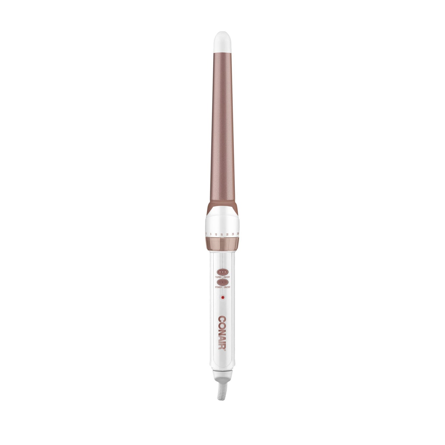 CONAIR Double Ceramic Tapered Curling Wand - Rose Gold, 3/4" to 1.25"