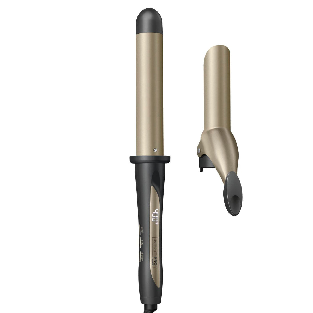 CONAIR Infinitipro Tourmaline Ceramic Curling Wand, 3/4" to 1.25"